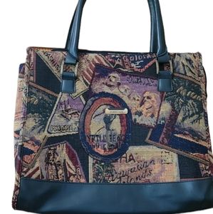 Forecast large tapestry bag. Size 17x13"